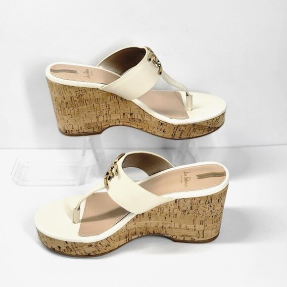 SAM EDELMAN yardlie wedge sandals Sz 8.5 NEW - Picture 3 of 8